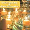White Floating Candle, Unscented SoyWax Waterproof Tealights for Pool, Spa, Bathtub Decoration, 3.5-4 Hour Burn Time