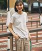 Aigle Official Prime Flex Logo Size M T-Shirt, Moisture-Wicking, Quick-Drying, Women's, White,