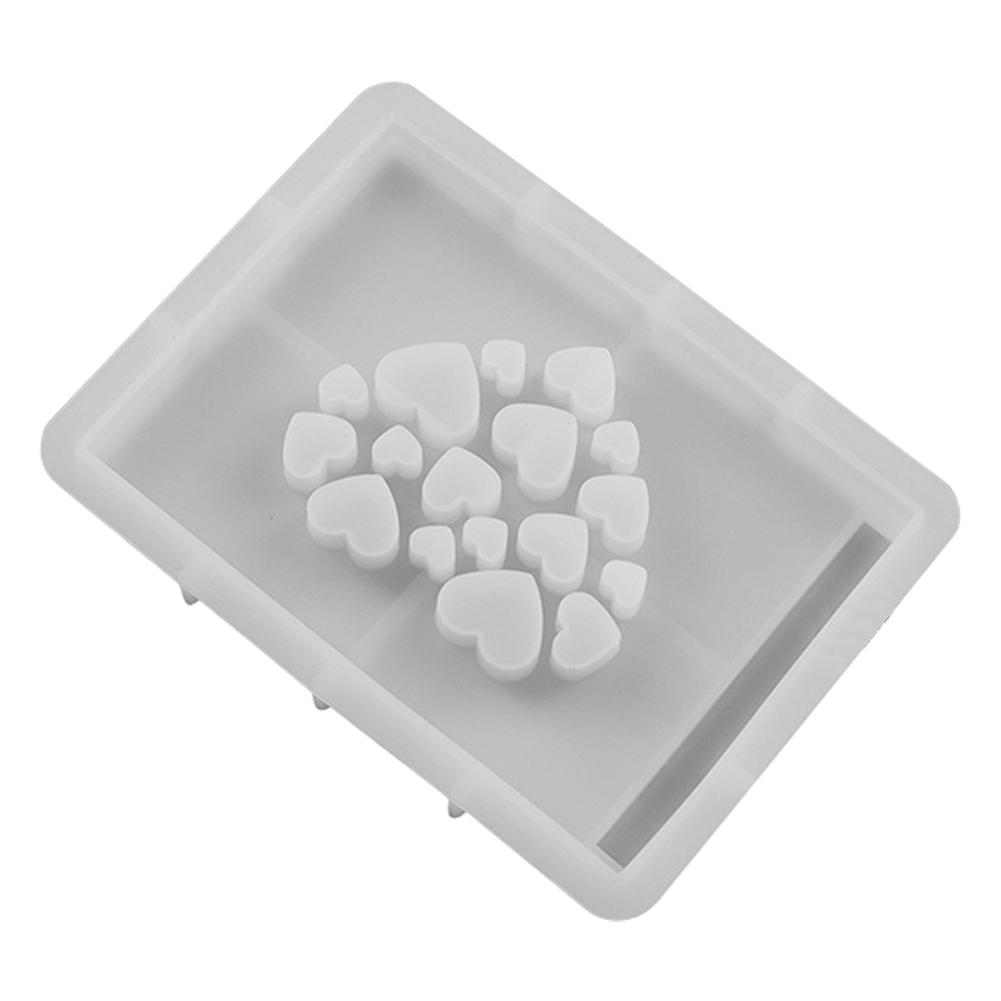 Silicone Storage Box Mould Silhouette Mold DIY Rectangular Casting Mould Non Stick Gift Box Plaster Air Hand Craft Casting Mould