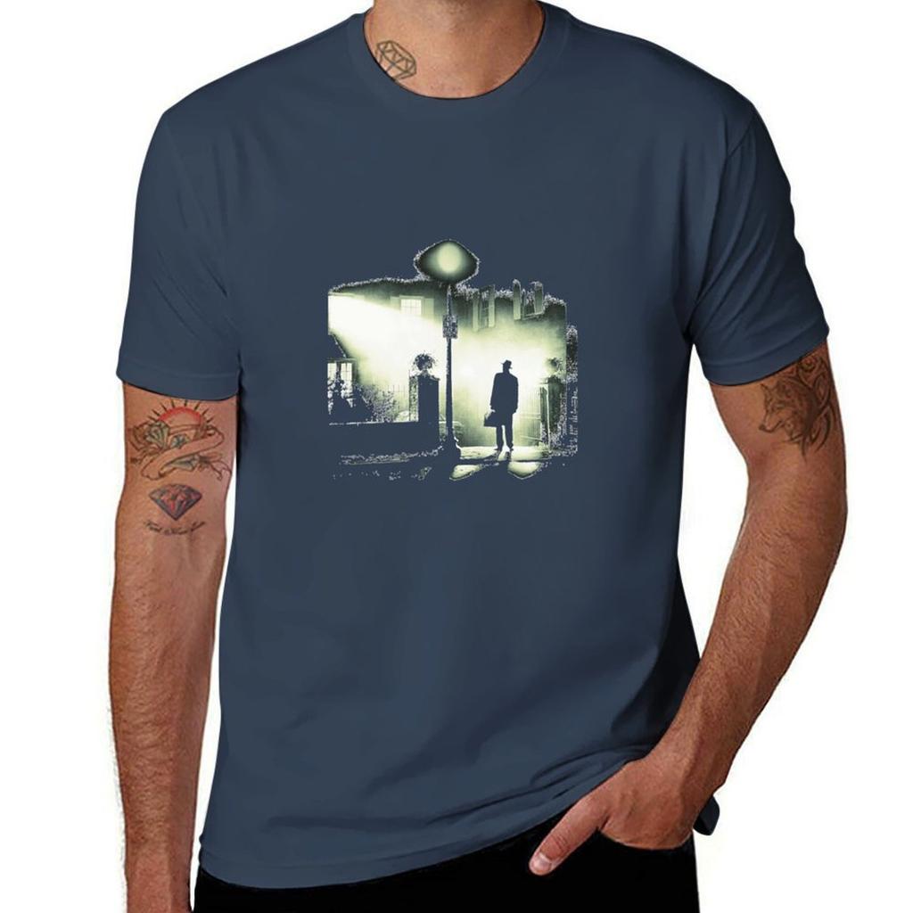 The Exorcist Arrival Scene Classic TShirt Outdoor Activity Sports TShirt