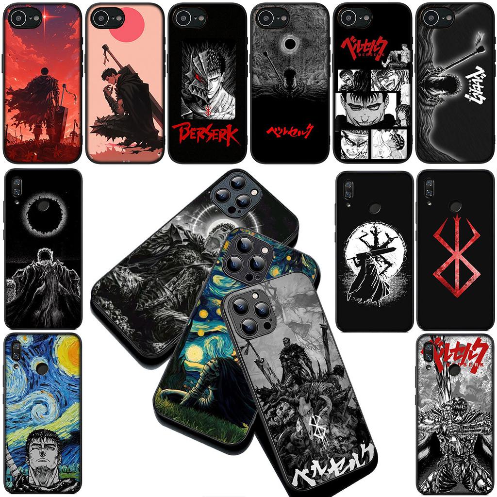 Berserk Comics Guts Silicone Cover for Apple iPhone 17 12 13 Pro Max Mini ProMax 7 + 8 Plus Air 8+ Coque Phone Case