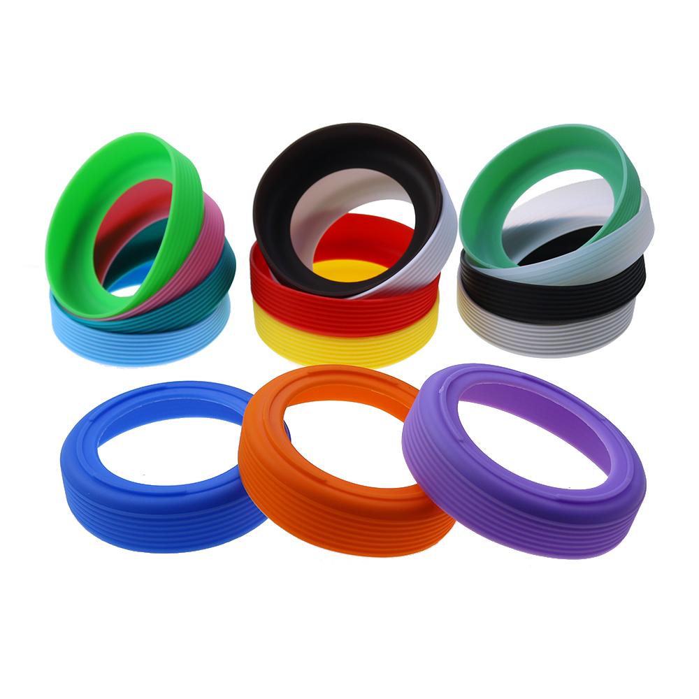 1Pc Diameter 9.5CM 24G Threaded Soft Silicone Cup Bottom Cover Wear Resistant Ring Sleeve Anti Slip Good Toughness Elastic