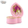 Girl Rose Peach Heart Rotating Music Box Play House Princess Series Toy Birthday Gift
