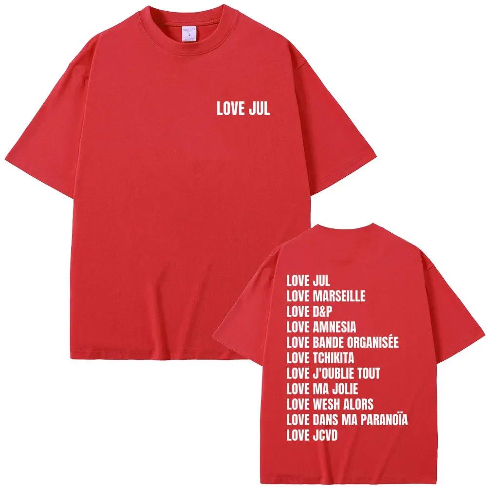 Love Jul 2025 Merch Tshirts Unisex Wounisex Fashion Rap Pop Music Short Sleeve Tshirt Unisexs Hip Hop Oversized T Streetwear Black