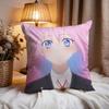 sShikimoris Not Just aCuties Cushion Cover Premium Comfort Reversible Pillow Cove -Two In One Design for Any Room & Car Interior