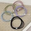 Korean-Style Elastic Hair Ties: Versatile Mori Design, Durable and Colorful for Ponytails