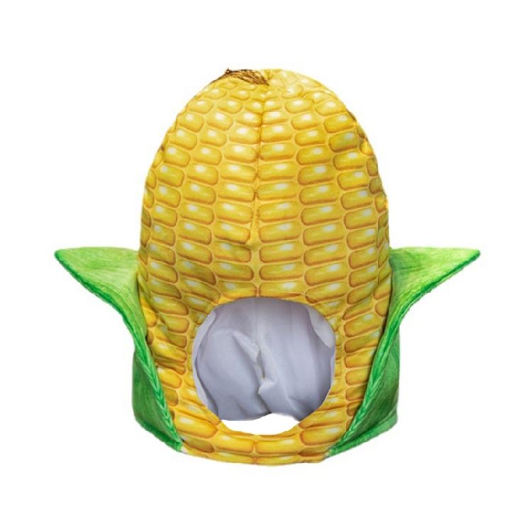 Prodyšná kukuřičná pokrývka hlavy Halloweenská fotografická rekvizita Pro děti Tématické večírky Hraní rolí 1 yellow