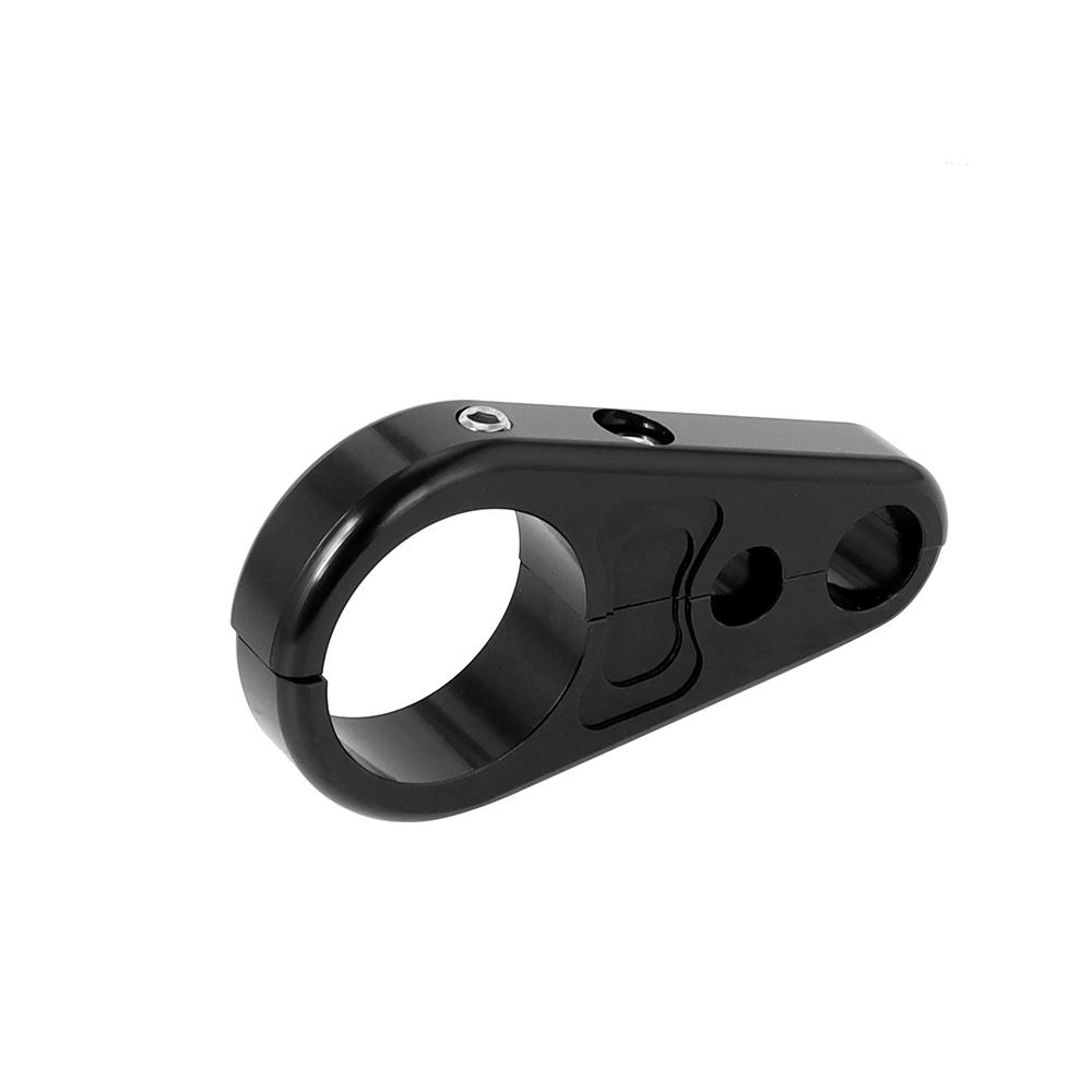 For Harley Dyna Sportster XL Cafe Racer 1" 25mm Motorcycle Frame Handlebar Clutch Cable Brake Line Clamp Fixed Clips
