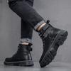 New High Top Man Boots Comfortable Wear-resistant Waterproof Lace-Up Men Casual Boot 2024 Fashion Hot Selling Men's Hiking Boots