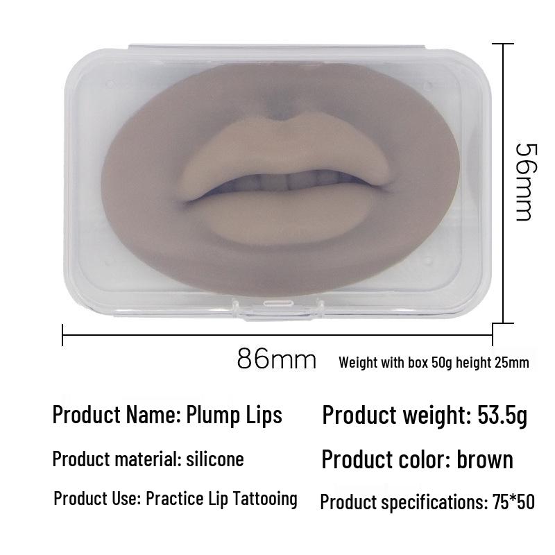 5D Realistic Silicone Lip Practice Module for Microblading Beginners