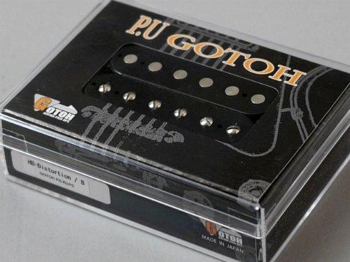 Звукосниматели GOTOH: Сделанный в Японии хамбакер HB-Distortion для бриджа (Задний) - черный (ГТПУ-HB-DST-B)