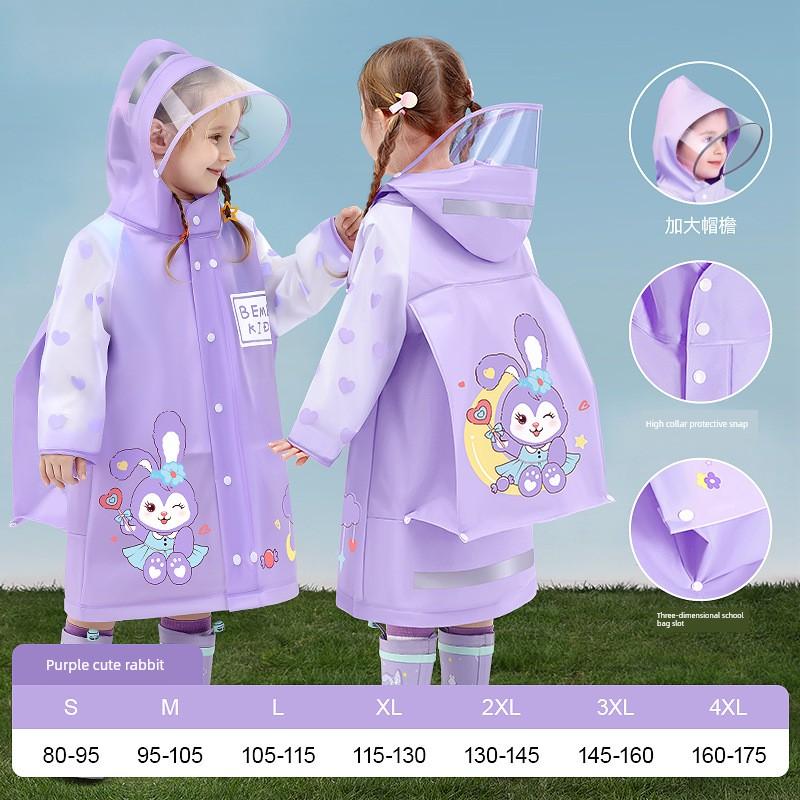 Kinder-Regenmantel für Jungen und Mädchen, Grundschüler der ersten Klasse, Speziell für die Schule, Jungen Kindergartenkinder, 2025 Neues Modell Regenponcho