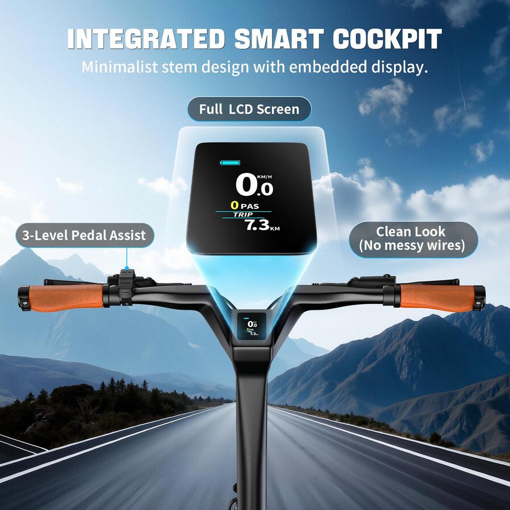PULUMA PT20 City Commuter Electric Bicycle , Electric Bike 250W Motor , 36V 7Ah Battery, 20x2.0 Inch Tires, Lightweight Folding E-Bike for Adults