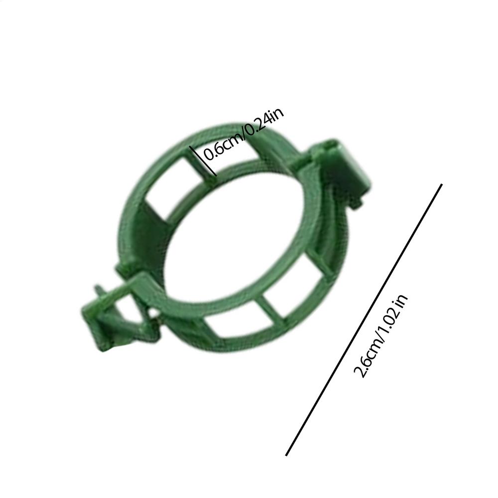Tomato Plant Clips 100 Pieces Clamps Holder Support Secured Plant Clips for Vines for Garden Outdoor Indoor Gardening Balcony