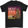 Riding Best Horse Mom Funny Men's 100% Cotton T-Shirt