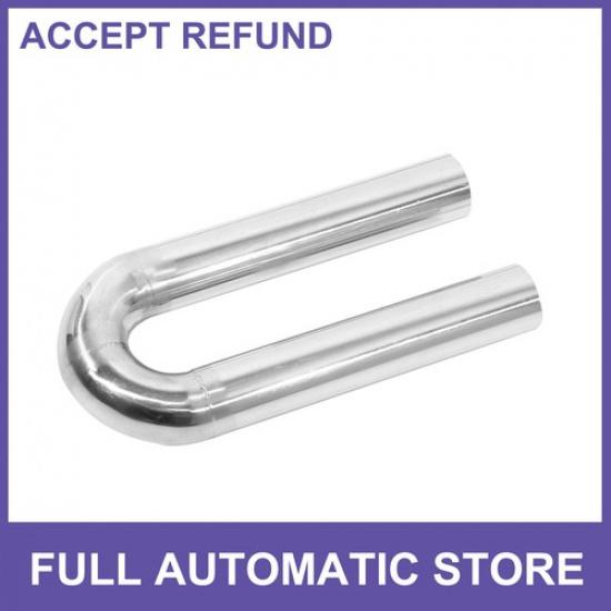 Single 180 Degree Bend 2  OD Mandrel Exhaust Pipe Stainless Steel Universal