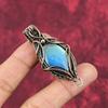 Labradorite Pendant Copper Wire Wrapped Handmade Jewelry Gemstone Pendant Natural Labradorite Jewelry Copper Wire Wrap Pendant Gifts For Her