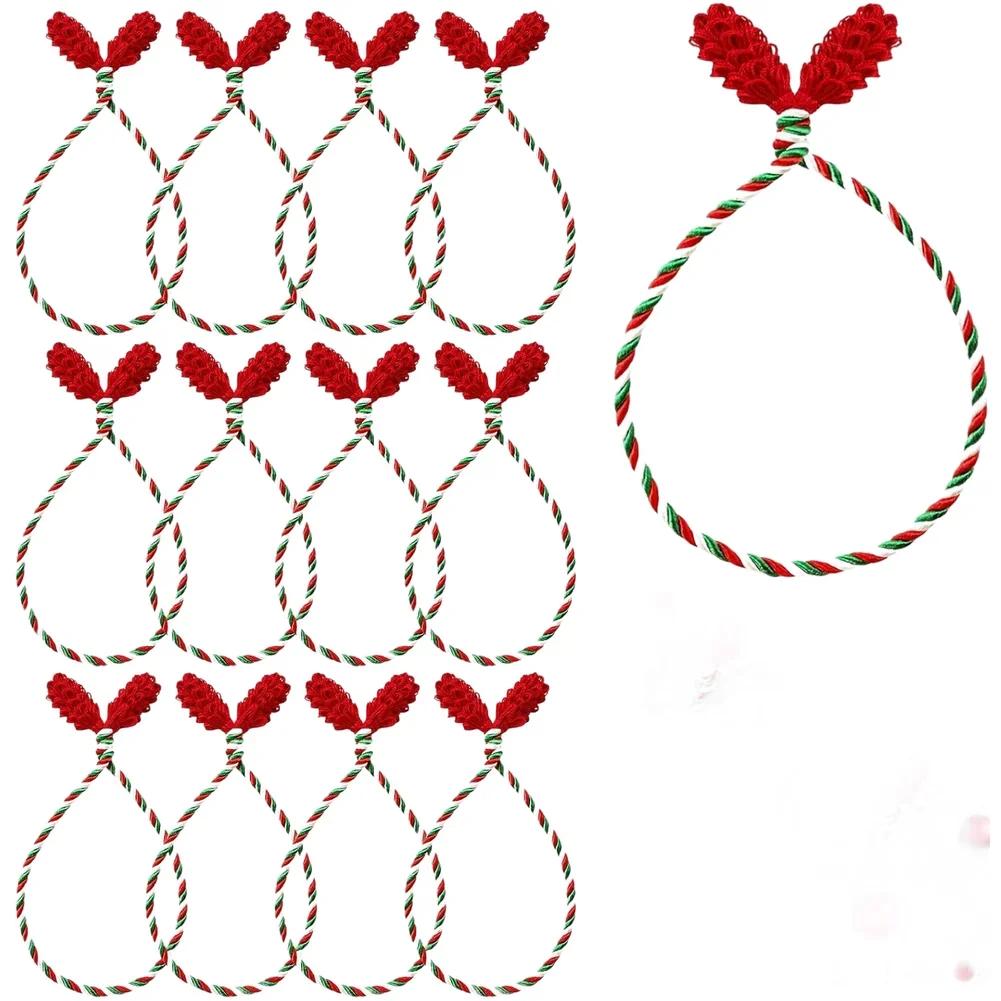 20 Inch Christmas Wreath Bands Flexible Twist Tie Decorations For Holiday Home For Christmas Tree Decorations Wreath Bands