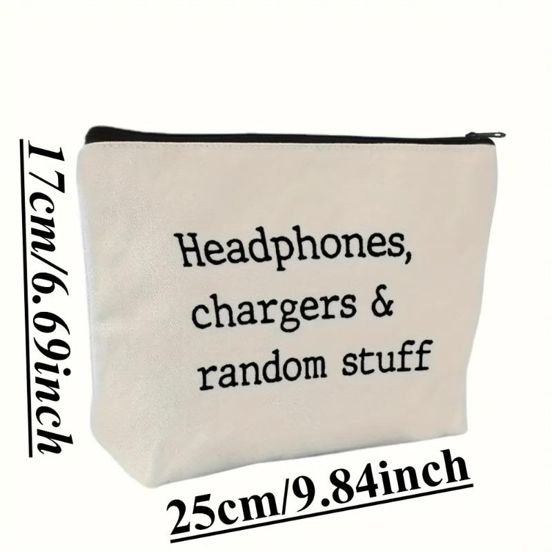 Outdoor Leak-proof Makeup Bag-Linen Large-capacity Travel Cosmetic Toiletry Organizer, for Women Trip Use,Portable Storage Pouch