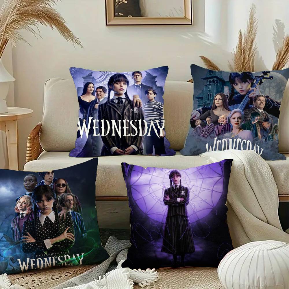 Film W-Mittwoch Kissenbezug Kurzplüsch Sofa Dekorativ Geschenk Zuhause Doppelseitiger Druck Kissen