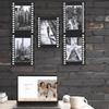 5PCS Square Movie Film Frame 6 In/7 In Collage Frame Photo Wall Frame Film Paper Photo Frame Gift
