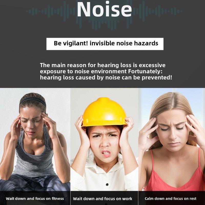 Hearing Protection Noise Canceling Ear Muffs Adult Headphones Suitable for Lawn Mowing, DIY, Construction, Carpentry, Shooting