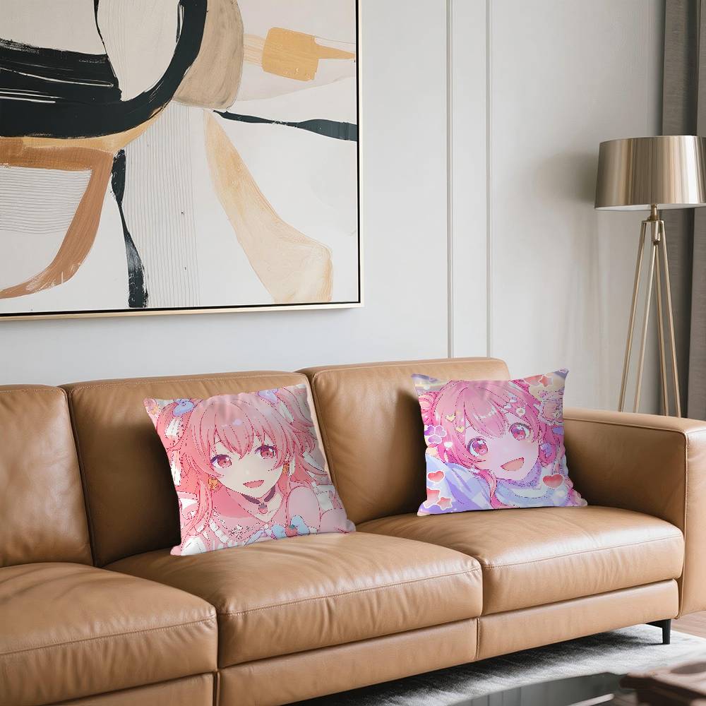 Anime Airi Momoi Pillow Cushion Cover Pillowcase Living Room Sofa Home Decor Customized