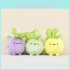 Cute Plush Cabbage Hanging Ornament Unique Vegetable Keychain Stuffed Toy For Bags