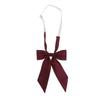 Women Girls Pre-tied Adjustable Bow Tie, Solid Ribbon Long Tail Bowknot for JK Uniform Lolita Shirt School Cosplay Party