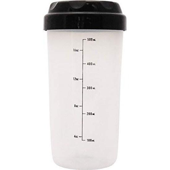 KOKUBO Protein Shaker Black 500ml Made Japan Measurement Markings Dome Shape