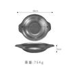 Retro stainless steel binaural dry pot plate, commercial golden spicy pot, crayfish shallow plate, sauerkraut fish pan