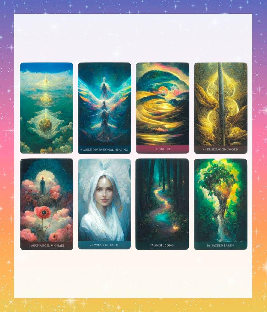 Blue Angel Oracle 80p Japanese manual included Oracle tarot card fortune telling [Japanese version] [Genuine product]