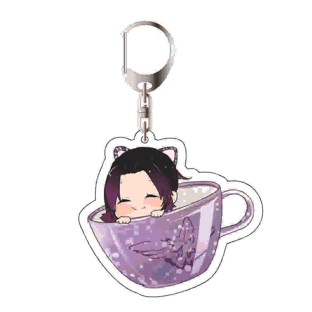 Dämonentöter Schlüsselanhänger Kamado Tanjiro Nezuko Tomioka Giyu Agatsuma Zenitsu Kocho Shinobu Anime Anhänger Schmuckstück Zubehör Geschenk für Premium Qualität