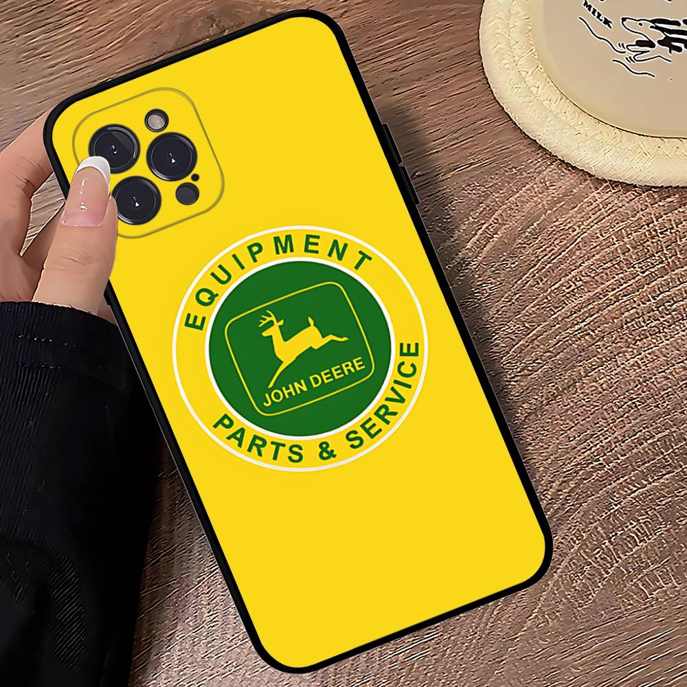 

Green J-John Truck D-Deeres Phone Case For iPhone 17 16 Pro Max 15 14 13 12 11 Plus 16E Soft Cover iPhone 16 pro