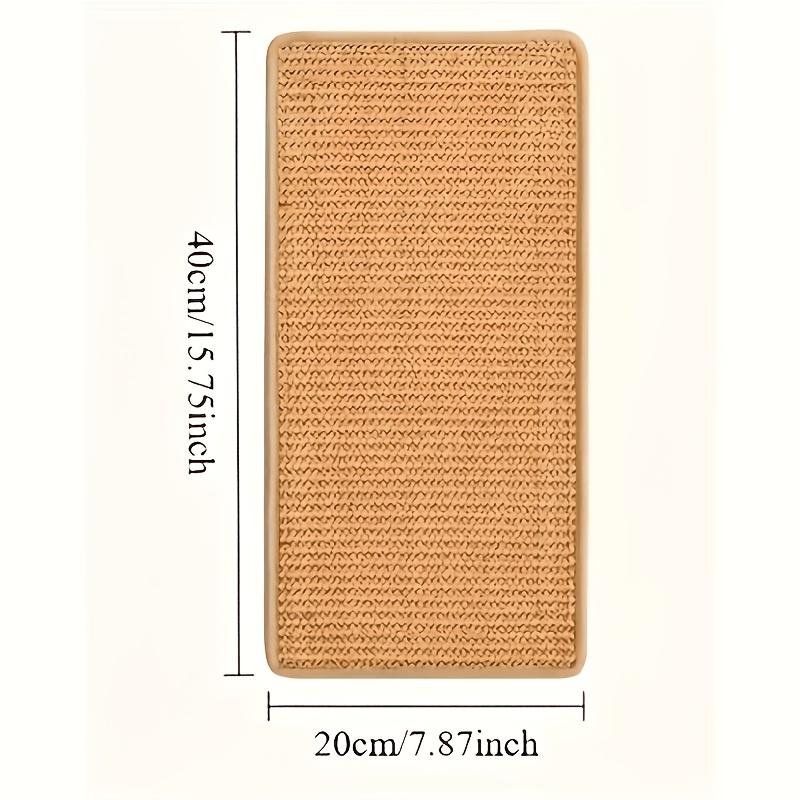 Sisal Cat Scratcher Wall Protector Pad with Adhesive Backing Durable and Wear-Resistant Cat Claw Board