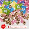 10Pcs Mini Simulation Capybara Model Blind Bag Toys Cartoon Miniature Animal Model Diy Ornaments Children'S Surprised Gifts