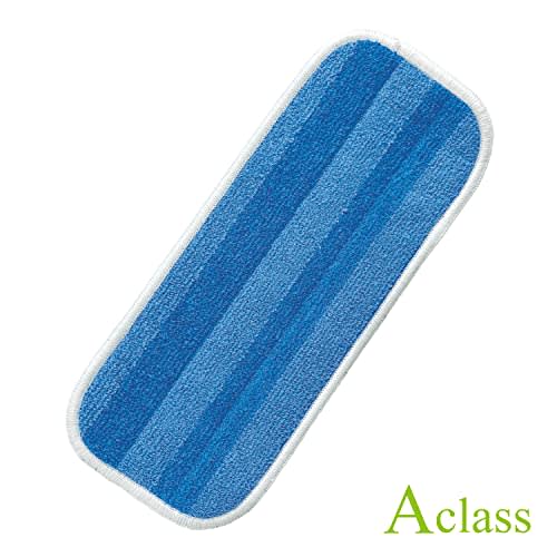 MQ Duotex Climate Smart Nordic Microfiber Mop Set, 30cm, Blue, with 1 Replacement Cloth and Spray Bottle