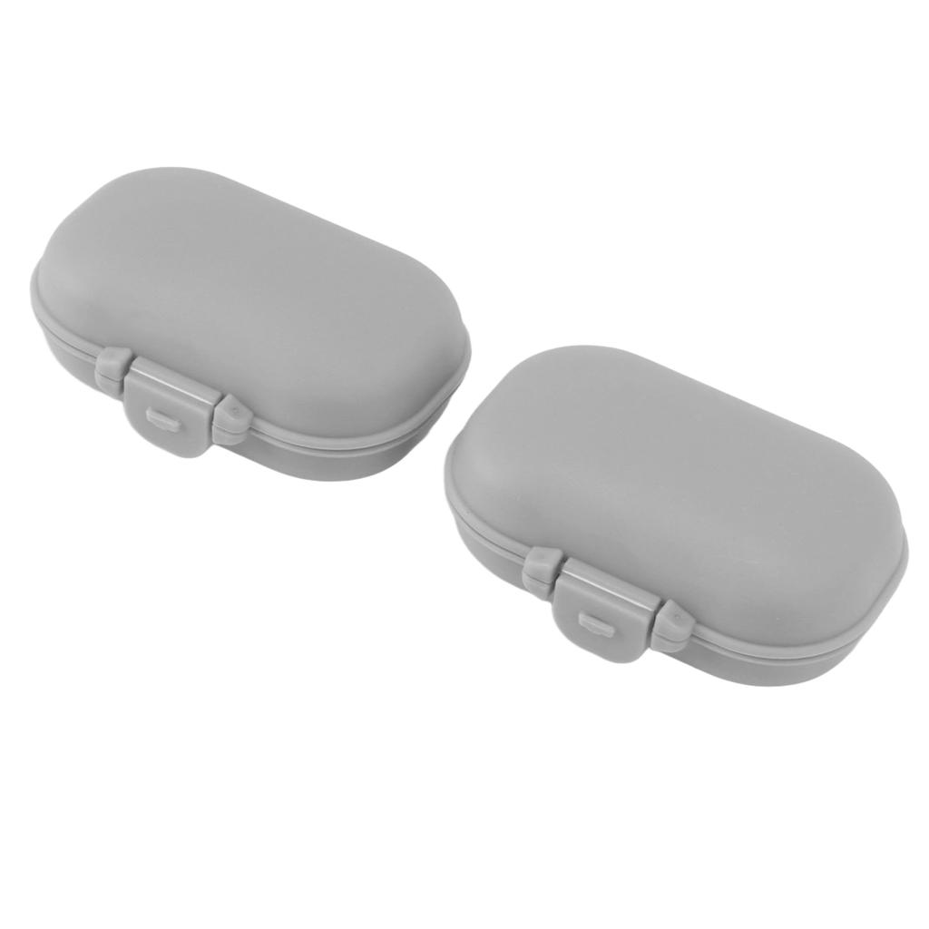 7PCS Medicine Case Portable Detachable Safe Mini 4 Compartments Medicine Organizer for Outdoor Travel