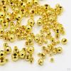 / Gold Smooth Round Metal Beads Assorted Bottles