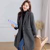 Long Woolen Suit Cashmere Coat for Women, Autumn Women's Woolen Coat for Women