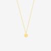 Estelle Official Women's Necklace, Silver, Yellow Gold Plated, Cubic Zirconia, 0772-4548-0019-0000