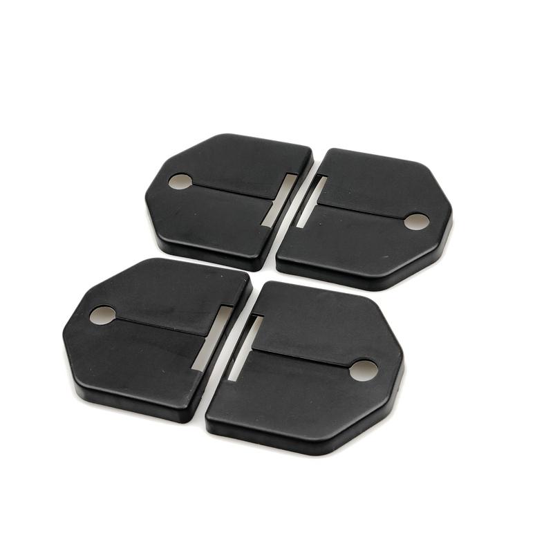 4 peças/lote Acessórios de Estilo para Carro Fechadura da Porta Anti-ferrugem Impermeável Cobertura de Fivela de Proteção Para Ford Focus 2 mk2 (2004-2011)