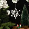 Christmas Decorations - Transparent Snowflake Pieces for Christmas Tree Ornaments - Winter Festival - Christmas Transparent Snowflake Ornaments