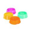 1Pcs/Set Plastic Candy Color Pet  Dog Puppy  Animal Practical Food Water Bowl-Random Color