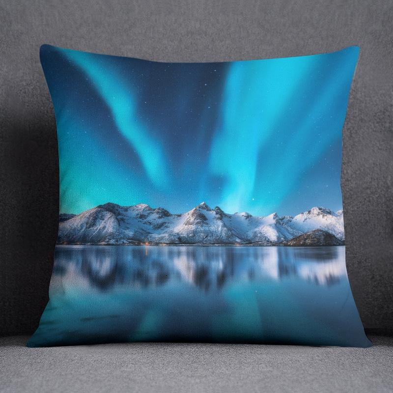 45x45cm Psychedelic Sky Series Decorative Pillowcase Living Room Sofa Office Cushion Cover  Aesthetic Bedroom Home Decor