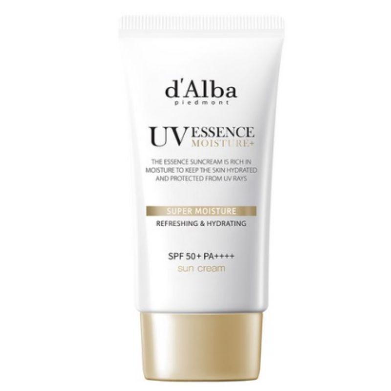 d Alba Super Moisture Essence Sunscreen SPF50+ PA++++ Hydrating UV Protection Sun Cream 50ml