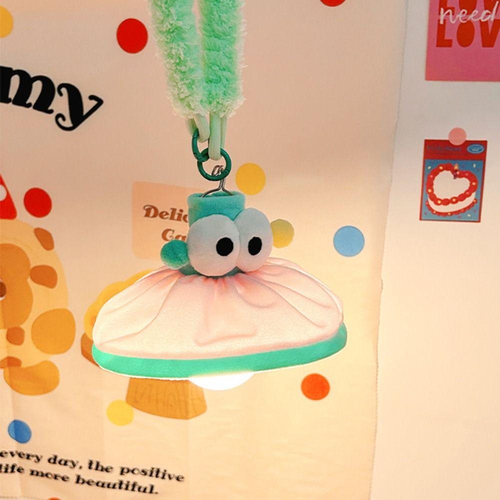 New Wind Chimes Dopamine Night Light Colorful Plush Hanging Lantern LED Chandelier for Home Decoration