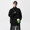 Men's Retro Stand Collar Zipper Cardigan - Trendy Autumn Knitwear Jacket