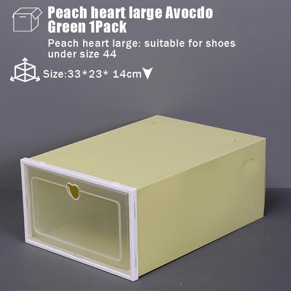 Scatola portascarpe trasparente, organizer tipo cassetto, scarpiera, scatola impilabile in plastica, contenitore separato, semplice scarpiera