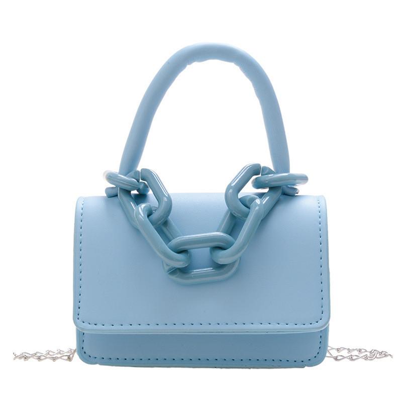 Чарівна дитяча сумочка зі штучної шкіри Модна сумка через плече на ланцюжку Мила сумка-шопер для дівчаток